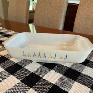 Vintage Fire King Candle Glow 1 1/2 Qt